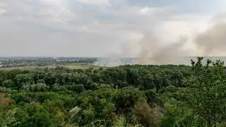 Горить луг