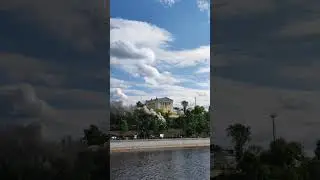 Поезд Победы с борта теплохода Пермь #поездпобеды  #теплоход #пермь #пермьактивная  #рекомендации