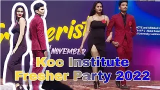 Kcc Institute Greater Noida Fresher Party Miss Fresher Ramp walk