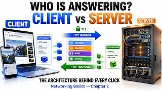 Chapter 2 : Client vs Server— The Hidden Architecture Behind Every Internet Click| Networking Basics