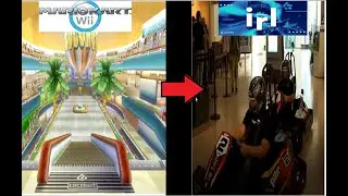 Mario Kart Coconut Mall In Real Life ~ Snail Subscriber