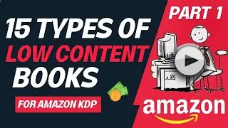 15 Types Of Low Content Books For Amazon Kdp Low Content Book Publishing - Low Content Book Ideas