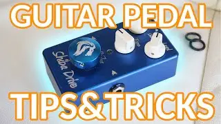 Guitar pedal settings - keep track & lock it down