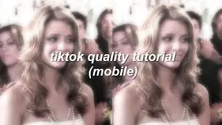 how to upload high quality edits on tiktok | step-by-step tutorial