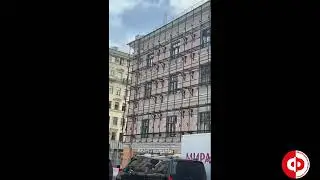 Реклама на медиафасаде в Москве, 1-я Тверская-Ямская, 2с1