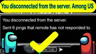 Among Us YOU Disconnected From The Server Sent 6 Pings That Remote Has Not Responded to [FIXED]