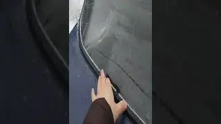 How to install a rear window on a Slavuta.