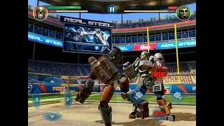 REAL STEEL WALKTHROUGH-BIO WAR vs EVO II (CARDINAL CHAOS, QUARTERBACK, WILDFIRE) ЖИВАЯ СТАЛЬ