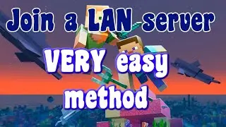 How to join a LAN minecraft server! | {Very EASILY} 2020!