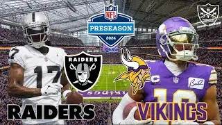 Preseason Face-Off: Raiders vs Vikings LIVE