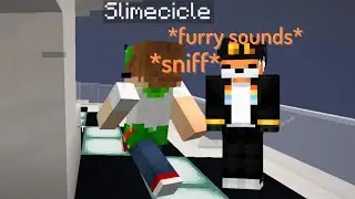 fundy sniffs slimecicle...