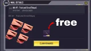 CODM Garena Redemption Code (for ak47 trial and error 7 DAYS)