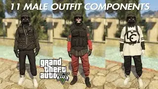(OUTDATED MERGING COMPONENTS)GTA 5 ONLINE 11 MALE OUTFIT COMPONENTS