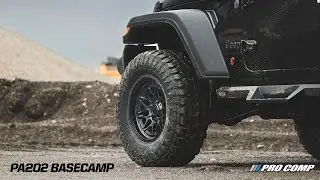 Pro Comp PA202 Basecamp | 17x8.5 | Matte Black | Jeep Wrangler