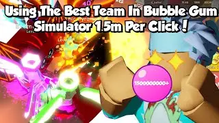 Roblox Bgs got the best team in the game🤩7 mythic secret pets(1.5 MILLION bubbles per click😱)
