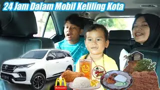 24 HOURS IN A CAR AROUND THE CITY DRIVE THRU MCDONALD'S AND ASIX CHICKEN