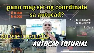 how to set coordinate in AutoCAD?set building coordinate/set local coordinate in AutoCAD/survey