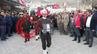 İdlib şehidi Halil İbrahim Akkaya son yolculuğuna uğurlandı