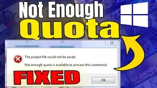How to Fix - 0x80070718 Not enough quota is available to process this command