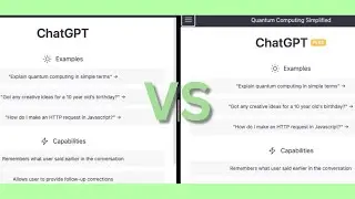 ChatGPT vs ChatGPT PLUS Speed Test: Side-by-Side Comparison