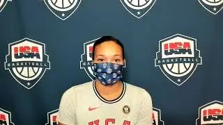 Napheesa Collier Interview I USA surges Past Japan