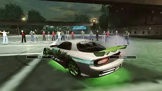 NFS Underground 2: Central Station in 18.34 with Mazda RX-7 354 kW/405 Nm