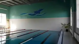 Сборный бассейн из оцинкованных щитов 25 х 11 переливного типа