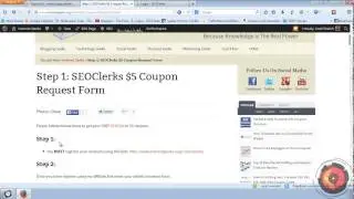 How to Apply/Redeem SEOClerks $5 + $1 Coupon Code