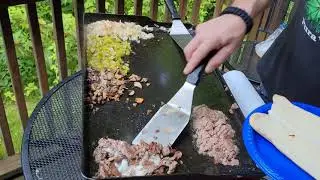 Philly cheese steak on the Royal Gourmet griddle