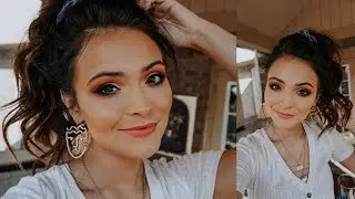 Peachy Spring Glam