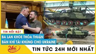 Bản tin trưa 8/6: Ba Lan tiết lộ thỏa thuận vũ khí lớn nhất 30 năm với Ukraine trị giá 630 triệu USD