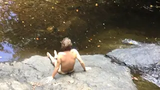 NUDE SWIMMING in the jungle