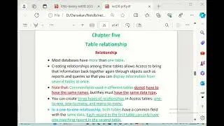 NetDB 2nd course theory explain
