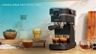 Espresso machine Cafelizzia 890 Rose Pro for espresso and cappuccino