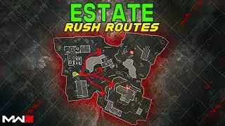 Modern Warfare 3 BEST Search and Destroy Rush Routes on ESTATE! (MW3 SnD Tips)