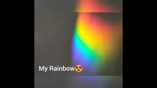 Creating Rainbow with water ,Mirror and Sunlight