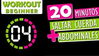 SALTAR LA CUERDA + ABDOMINALES || 20 MINUTOS JUMP ROPE || WORKOUT #4