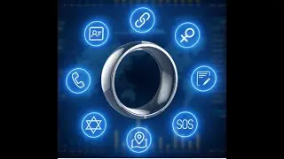 Anillo NFC de cerámica impermeable,tecnología de detección completa inteligente portátil