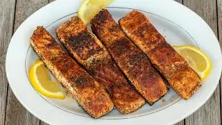 PAN GRILLED SALMON in 10 Minutes! You'll Make Your Salmon This Way Forever! The Best Salmon Recipe