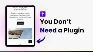 Creating Scroll to Top in Gutenberg Without Plugin