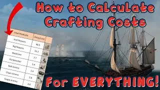 Understanding the ECONOMY of Naval Action! Crafting Costs Calculations! The way to avoid SCAMS.