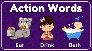 Actions Words for Kids | Learn Action Verb for Kids | Action Verb | Kids Vocabulary | 