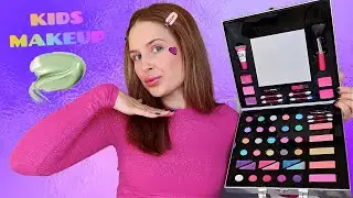 Full Face Using Only KIDS MAKEUP Challenge!