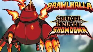 MOLE KNIGHT EN BRAWLHALLA | CROSSOVER SHOVEL KNIGHT | Ejemplo