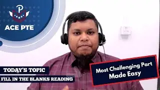 ACE PTE Reading with Expert Fill in the Blanks Tips | Bangla Tutorial  | Ace PTE Bangladesh