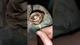 роза из монет своими руками...