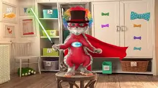 Little Kitten Adventures - Baby Learn Colours Game With Dinotrux - Gameplay Video | Games for Kids