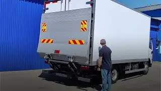 Новый гидроборт TCL QB15 на изотермическом фургоне Dongfeng Z80N