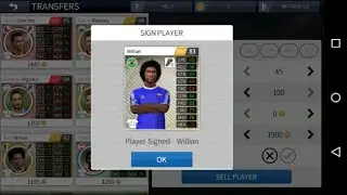 Signing Willian in Dream League Soccer 16