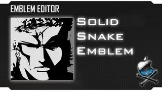 Black Ops 2 - Solid Snake (suggested Emblem) [Emblem Tutorial]